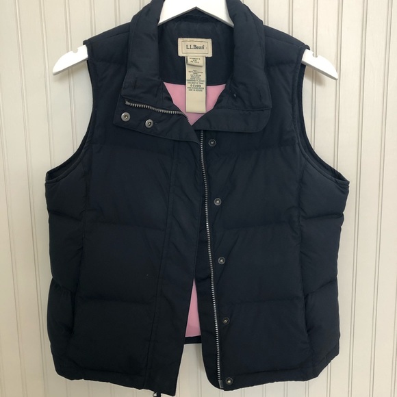 LL Bean Down Puffer Vest - Picture 2 of 4